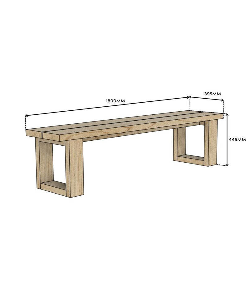 DIY Bench, Build Plans, Digitala Download - Etsy