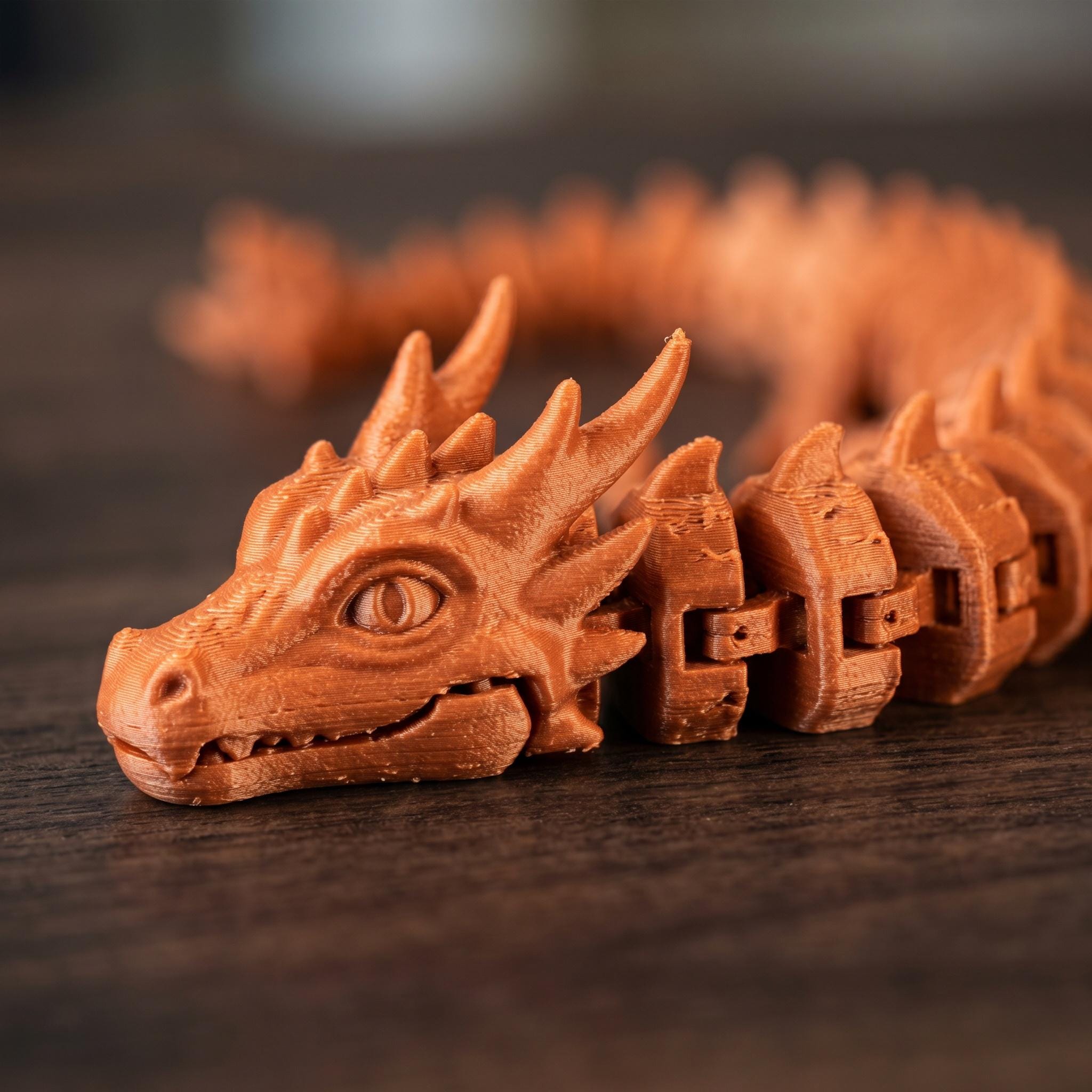 Flexi Dragon STL Bundle | Articulated Dragon 3D Print Files | Print in ...