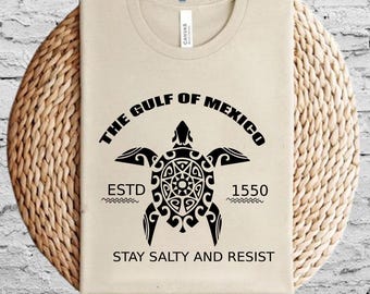 Gulf of Mexico Stay Salty Resistance png, Resist svg, Anti Trump png, Democrat Png, Democrat Gift Svg