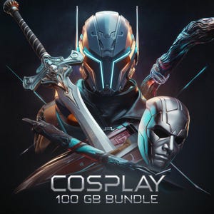 Cosplay STL Mega Pack 100+GB | 3D Printable Armor, Props, Helmets Accessories for Cosplayers , Makers