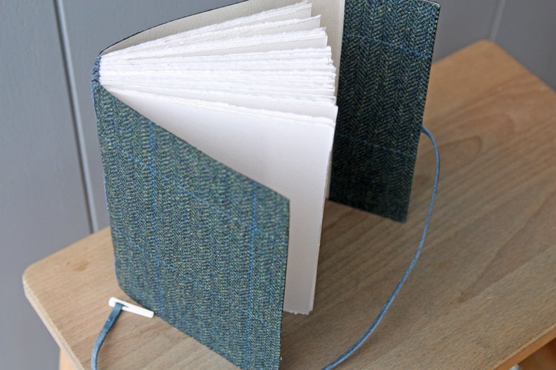 Tweed Journal in Blue image 3