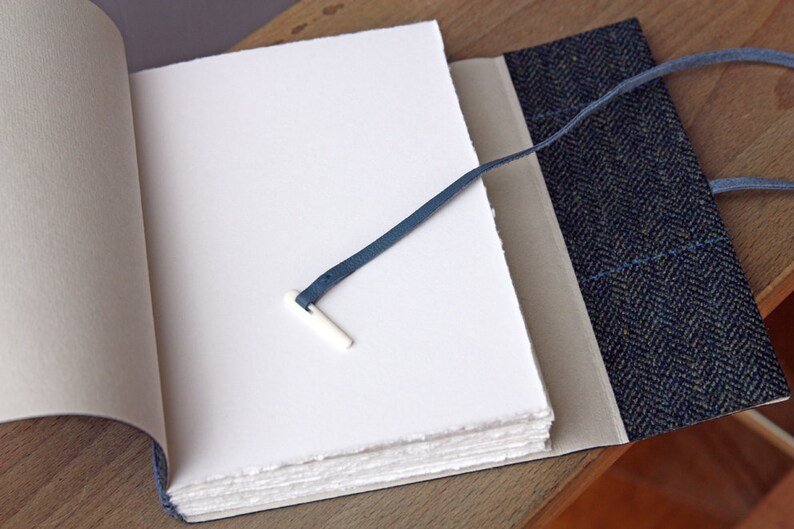 Tweed Journal in Blue image 4