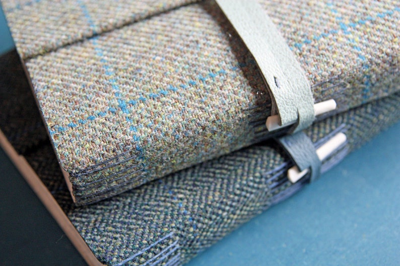 Tweed Journal in Blue image 5