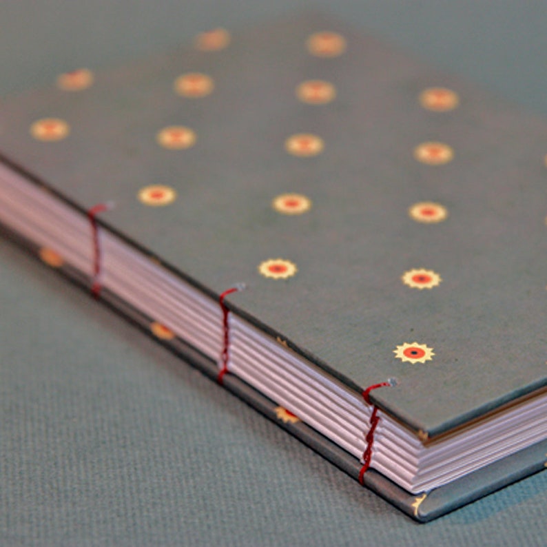 Bookbinding Kit Coptic Book Blue Etsy