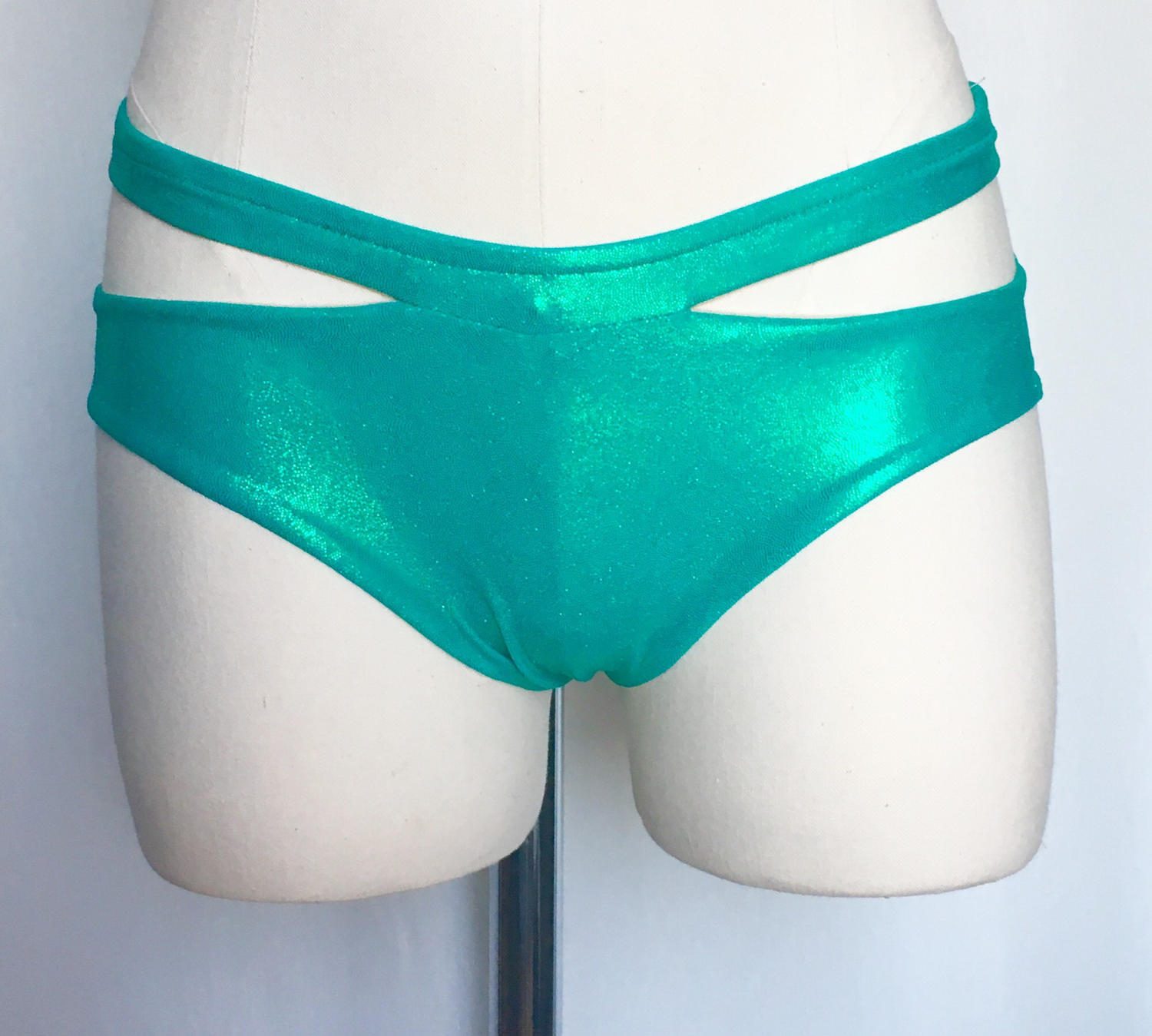 Mermaid bikini Clearance Sample Sale Highwaist Sexy shimmery Etsy
