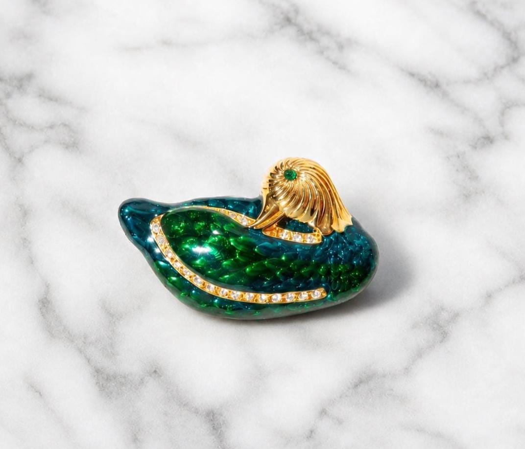 Vintage Swarovski Brooch - Etsy