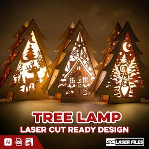Holzweihnachtsbaum mit lichterkette