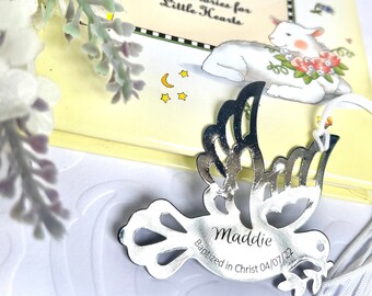 Set regalo Bibbia per bambini e segnalibro Segnalibro personalizzato Primo segnalibro della Bibbia Regalo di battesimo Ragazza Ragazzo