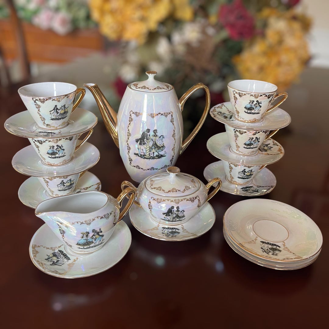 Vintage Porzellan Bavaria Tea Set China Porcelain - Etsy