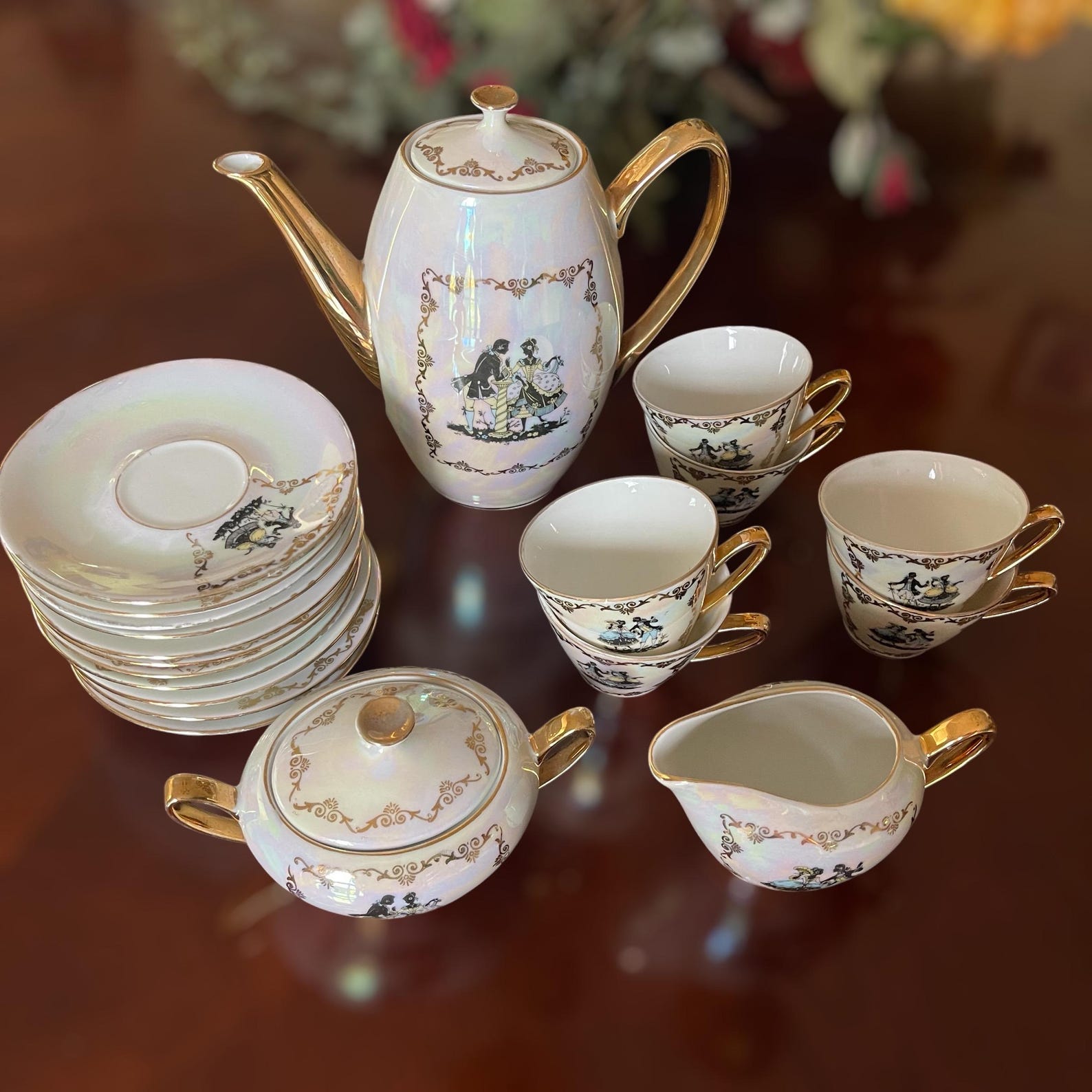 Vintage Porzellan Bavaria Tea Set China Porcelain - Etsy
