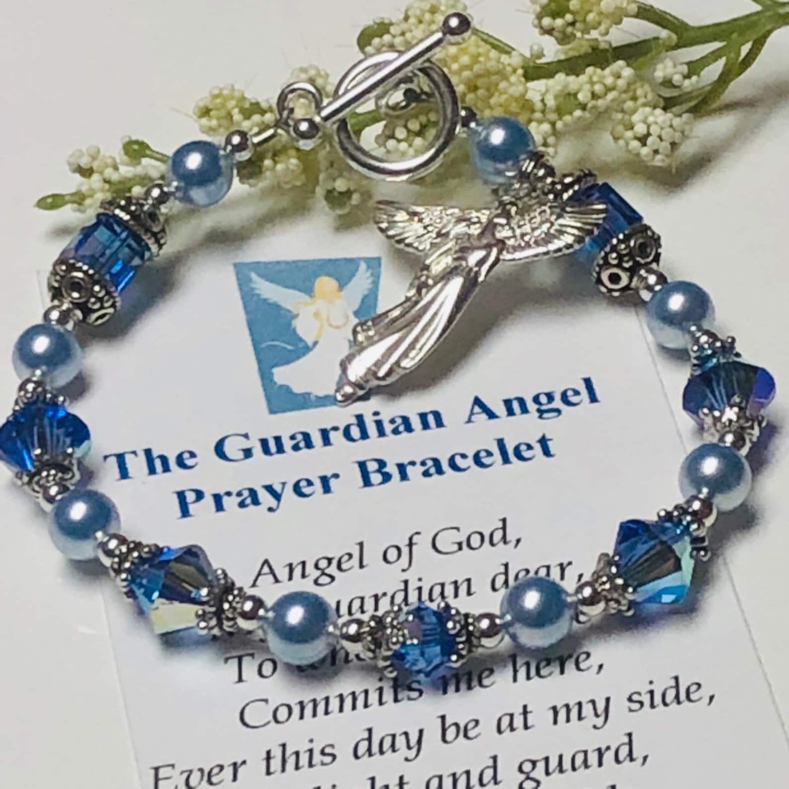 Guardian Angel Bracelet Inspirational Jewelry Etsy