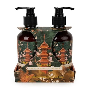 Set de lujo de jabón líquido y loción para manos: Rosa marroquí de Samarcanda, Cítricos de Bujará (250 ml)