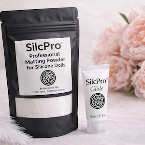 Set de artistaSilcPro® Muñeca de silicona – Polvo matificante y lubricante medio