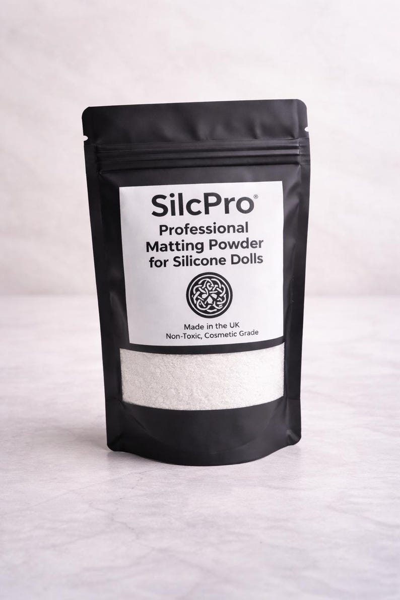 Polvo matificante de silicona para muñecas reborn / Acabado mate sin talco / SilcPro® imagen 1