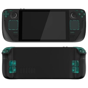 Valve Steam Deck Custom Buttons Upgrade LCD Model - Clear Emerald Green (Mail In Service)
