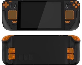 Valve Steam Deck Custom Buttons Upgrade LCD Model - Clear Orange (Mail In Service)