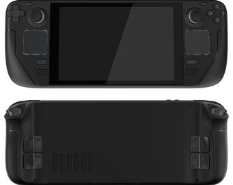 Valve Steam Deck Custom Buttons Upgrade LCD Model - Clear Slate Black (Mail In Service)