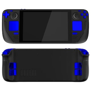 Valve Steam Deck Custom Buttons Upgrade LCD Model - Chrome Blue (Mail In Service)