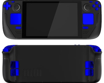 Valve Steam Deck Custom Buttons Upgrade LCD Model - Chrome Blue (Mail In Service)