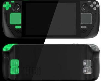 Valve Steam Deck Custom Buttons Upgrade LCD Model - Glow In The Dark - Clear (Mail In Service)
