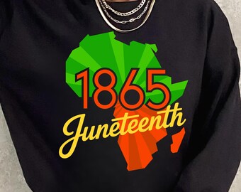 Juneteenth Africa Map PNG SVG: Black History Design (Digital Download)