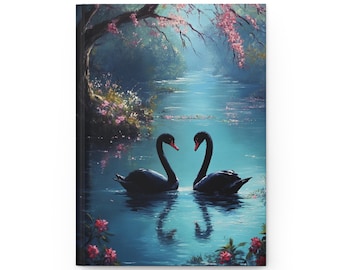 Black Swan Romance Hardcover Journal | Matte