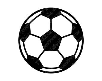 Soccer Ball Vector Illustration, Football SVG, Soccer Ball PNG, JPG, Soccer Art & Clipart, Soccer Silhouette, Football Ball, Sports Ball