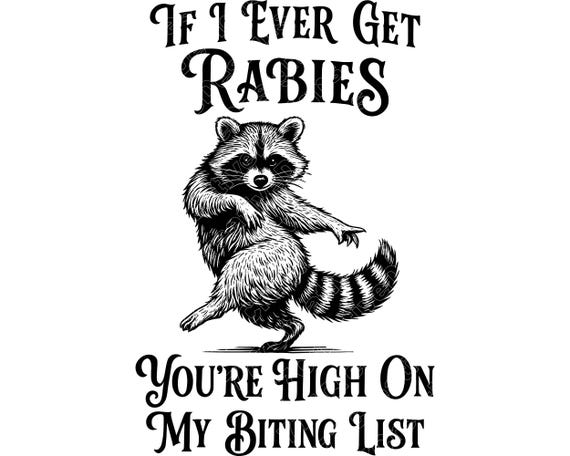 Raccoon Dancing Vector Illustration, Raccoon SVG, Raccoon PNG, JPG, Raccoon Art & Clipart, Raccoon Silhouette, Cute Raccoon, Cartoon Raccoon