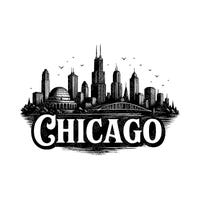 Chicago Skyline SVG Bundle - Etsy
