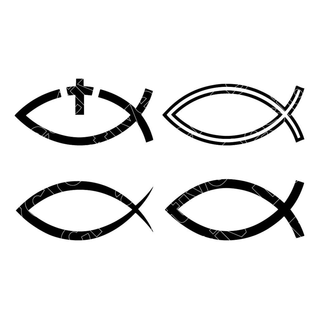 Christian Fish Vector Illustration, Christian Fish Svg, Png, Jpg, Fish ...