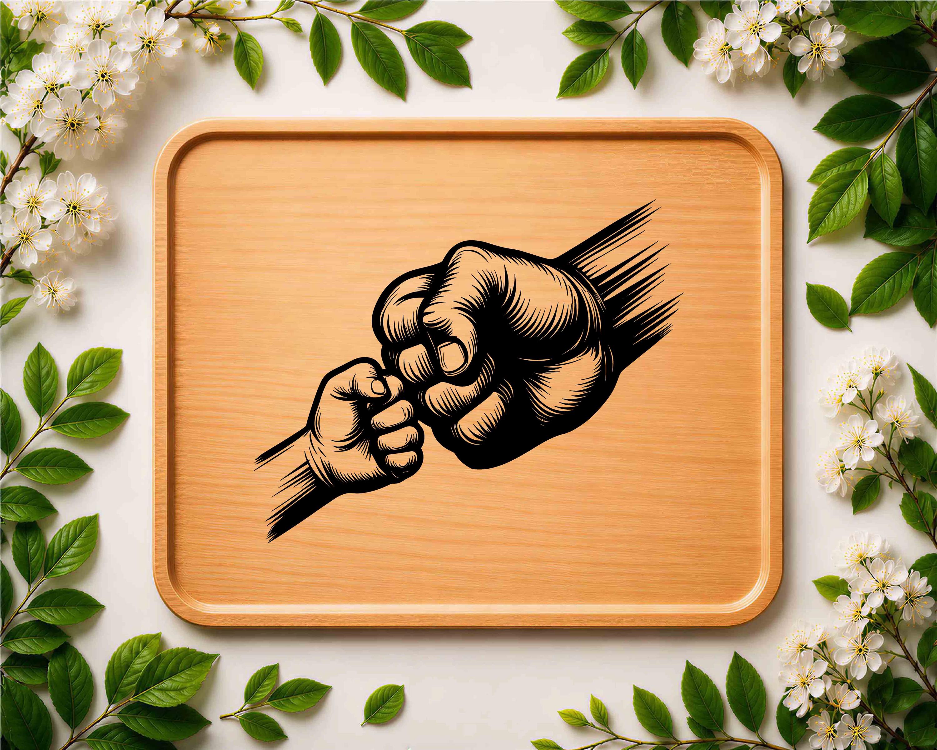 Fist Bump Vector Illustration, Fist Bump SVG, Fist Bump PNG, Fist