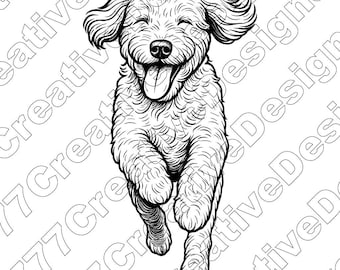 Puppy Vector Illustration, Puppy Svg, Puppy Png, Puppy Jpg, Puppy Art, Puppy Clipart, Cut Files, Puppy Silhouette, Cute Puppy, Playful Puppy