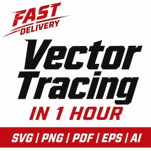 Custom Design Order, Fast 1 Hour Vector Tracing, Convert Image To SVG, PNG, EPS And More Formats, Professional Logo Redraw, Instant Download