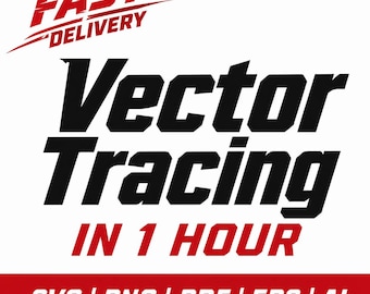 Custom Design Order, Fast 1 Hour Vector Tracing, Convert Image To SVG, PNG, EPS And More Formats, Professional Logo Redraw, Instant Download