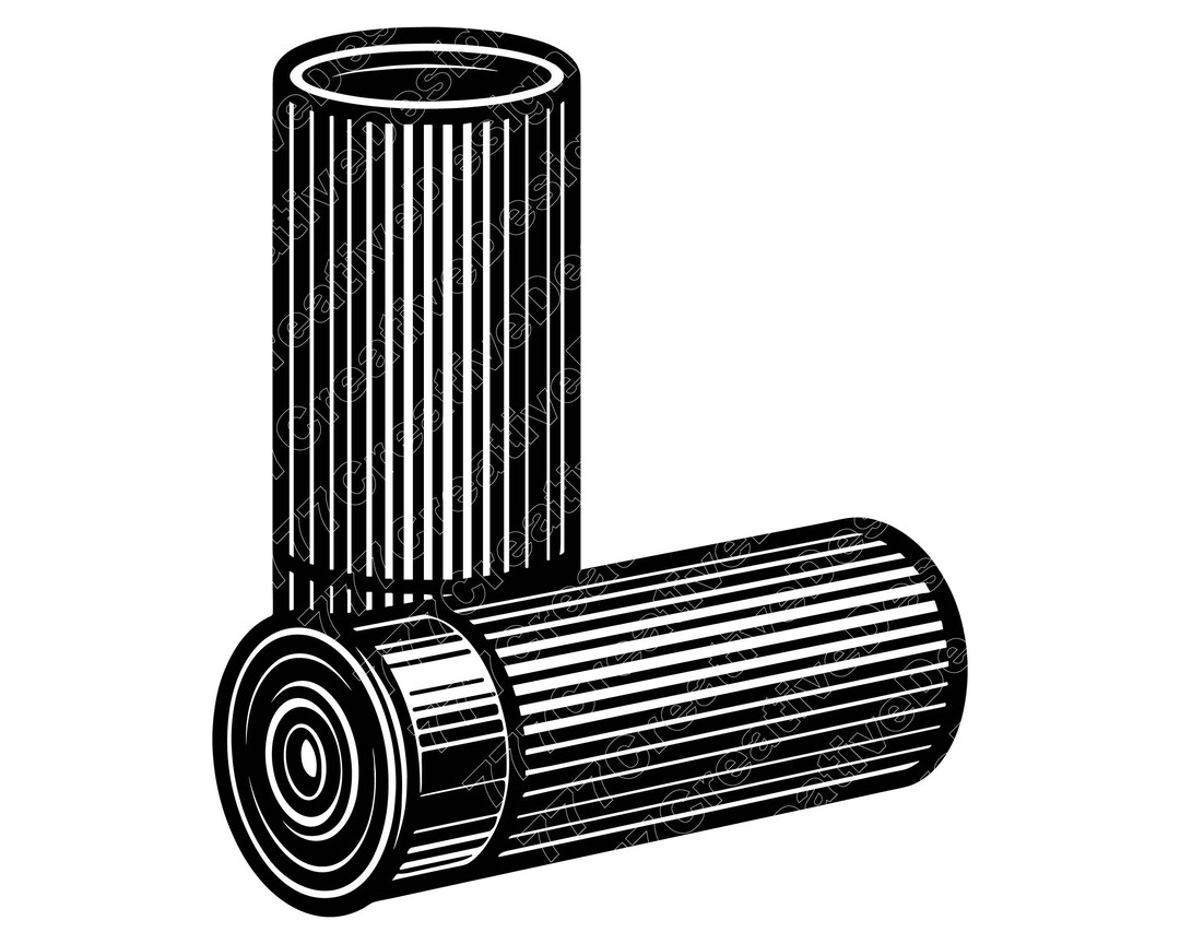 Shotgun Shells Vector Illustration, Shotgun SVG, Shotgun PNG, JPG ...