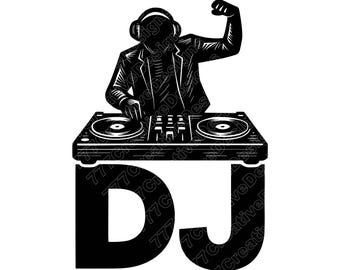 Plattenspieler Musik-Vektorgrafik, SVG, PNG, JPG, Plattenspieler-Kunst, Plattenspieler-Clipart, Plattenspieler-Silhouette, Musik-Plattenspieler, Dj-Plattenspieler