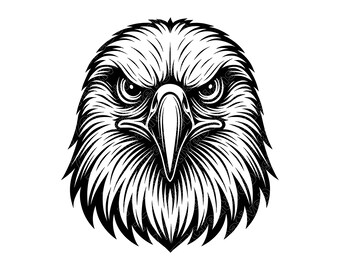 Simple Eagle Vector Illustration, Eagle SVG, Eagle PNG, Eagle JPG, Eagle Art, Eagle Clipart, Eagle Silhouette, Minimal Eagle, Majestic Eagle