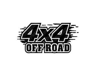 4x4 Off Road Vector Illustration, 4x4 Off Road SVG, PNG, JPG, Off Road Art, 4x4 Clipart, Truck Silhouette, Off Road Vehicle, Adventure 4x4