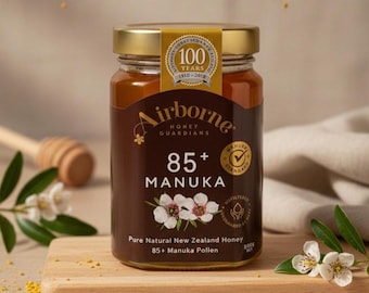 Miele di Manuka puro della Nuova Zelanda 85+ – Benessere naturale e supporto immunitario
