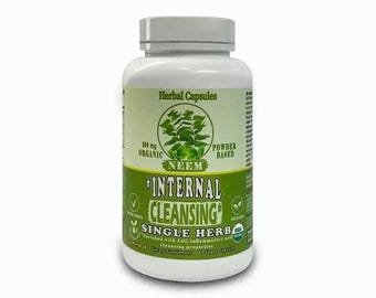 Biologische neemcapsules 500 mg | Natuurlijke kruidenwellness | Veganistisch GMO-vrij éénkruidpoeder