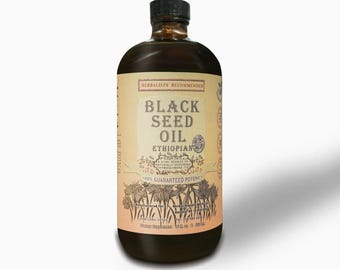 Ethiopian Black Seed Oil – Cold Pressed Nigella Sativa, High Thymoquinone