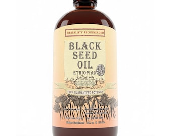 Aceite de semilla negra etíope – Nigella sativa prensada en frío, alto contenido de timoquinona