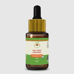 Tea Tree Organic Essential Oil 100% Pure Natural Aromatherapy Oil Steam Distilled 30ml (1oz)
