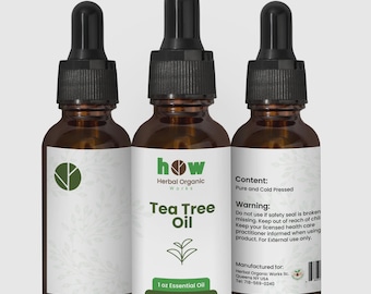 Aceite esencial de árbol de té orgánico, 30 ml