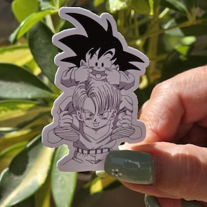 DBZ Goten en Trunks Sticker Super Saiyan Kids Duo Dragon Ball Z Anime Art Decal