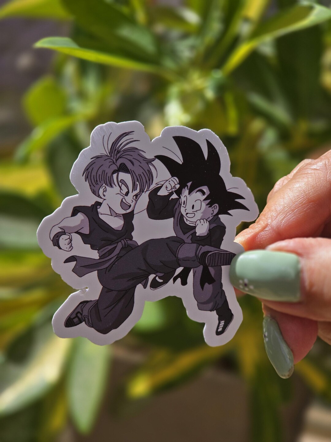 DBZ Goten and Trunks Sticker Set Super Saiyan Kids Duo Dragon Ball Z ...