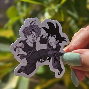 DBZ Goten en Trunks Sticker Super Saiyan Kids Duo Dragon Ball Z Anime Art Decal