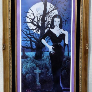 Original Gothic Glamour Ghoul von Moon Light Vampira Druck