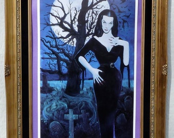 Original Gotisk Glamour Ghoul av Moon Light Vampira-tryck