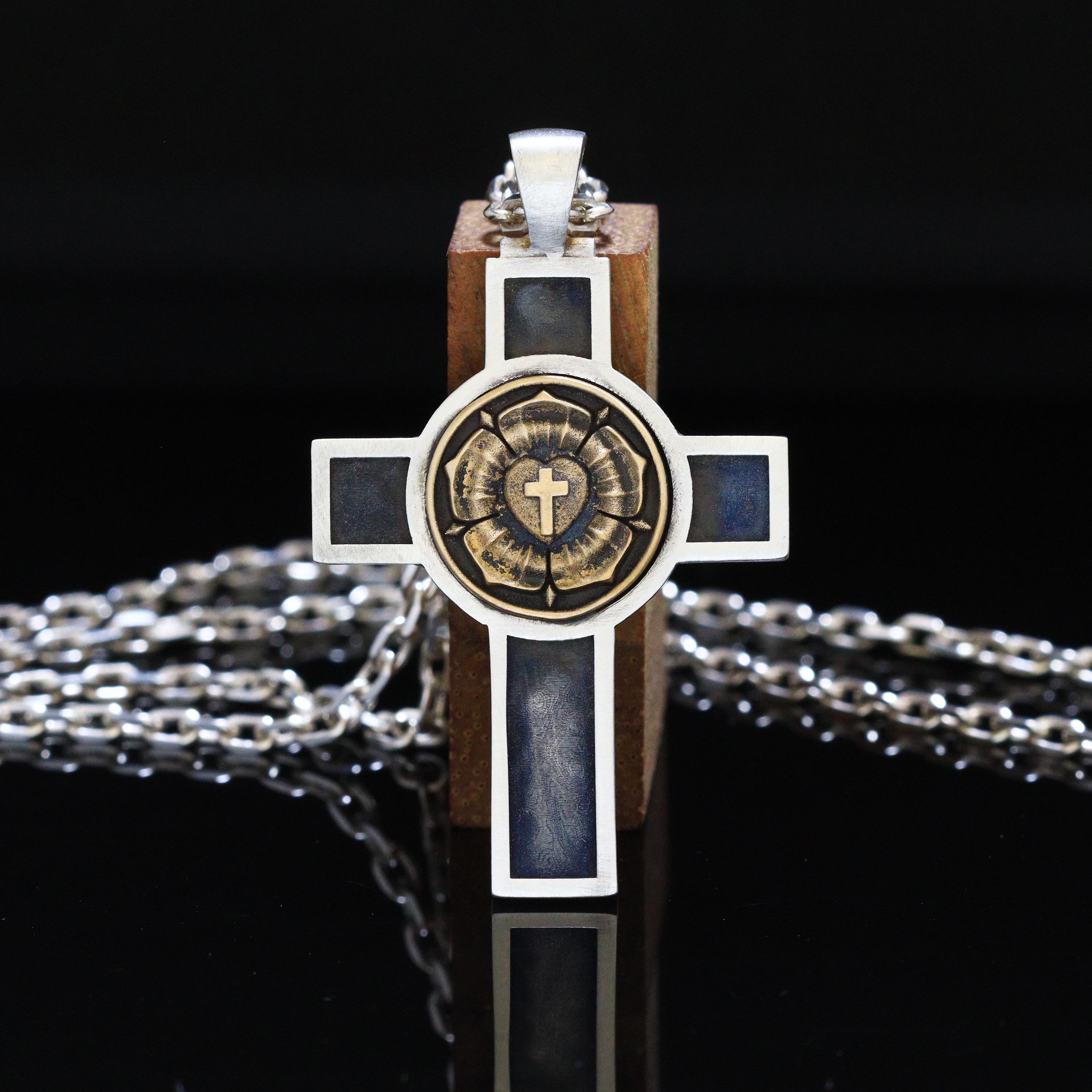 Metal Baptism Cross